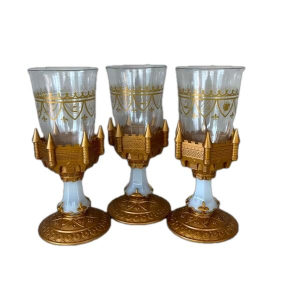 Disney Parks Beauty & The Beast Be Our Guest 3 Light Up Goblet Cup Disneyana - Picture 7 of 7